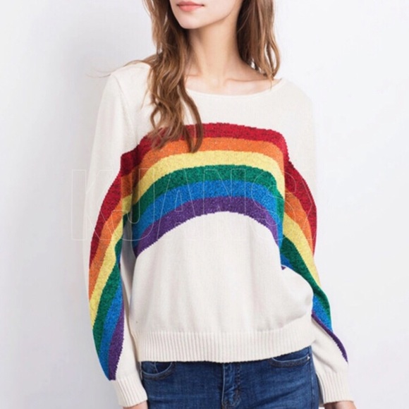 Rainbow Sweater Top - Picture 5 of 8